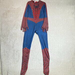 Spider-man Bodysuit Footie Costume Only Kids Size 7 - Halloween
